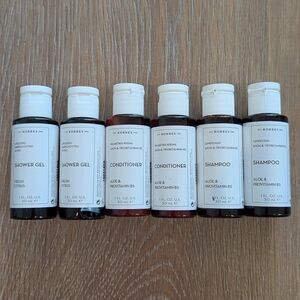 Korres Mini Shower Gel, Conditioner, Shampoo Set